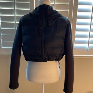 Zara L Black Bomber jacket